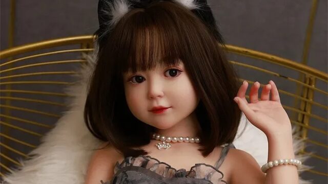 AXB Doll GB02+ 100cm バスト平 シリコン頭部+TPEボディ ロリ系ラブドール