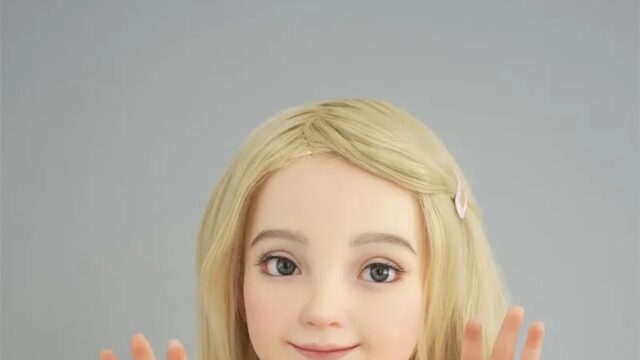AXB Doll GB21 110cm バスト平 シリコン頭部+TPEボディ ロリ系ラブドール