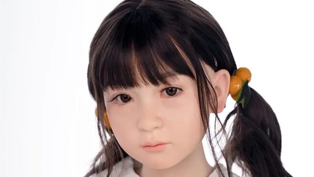 AXB Doll GB47 新型110cm バスト平 シリコン頭部+TPEボディ ハイブリッドラブドール
